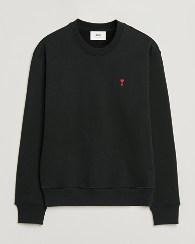 AMI Heart Logo Sweatshirt Black – Black