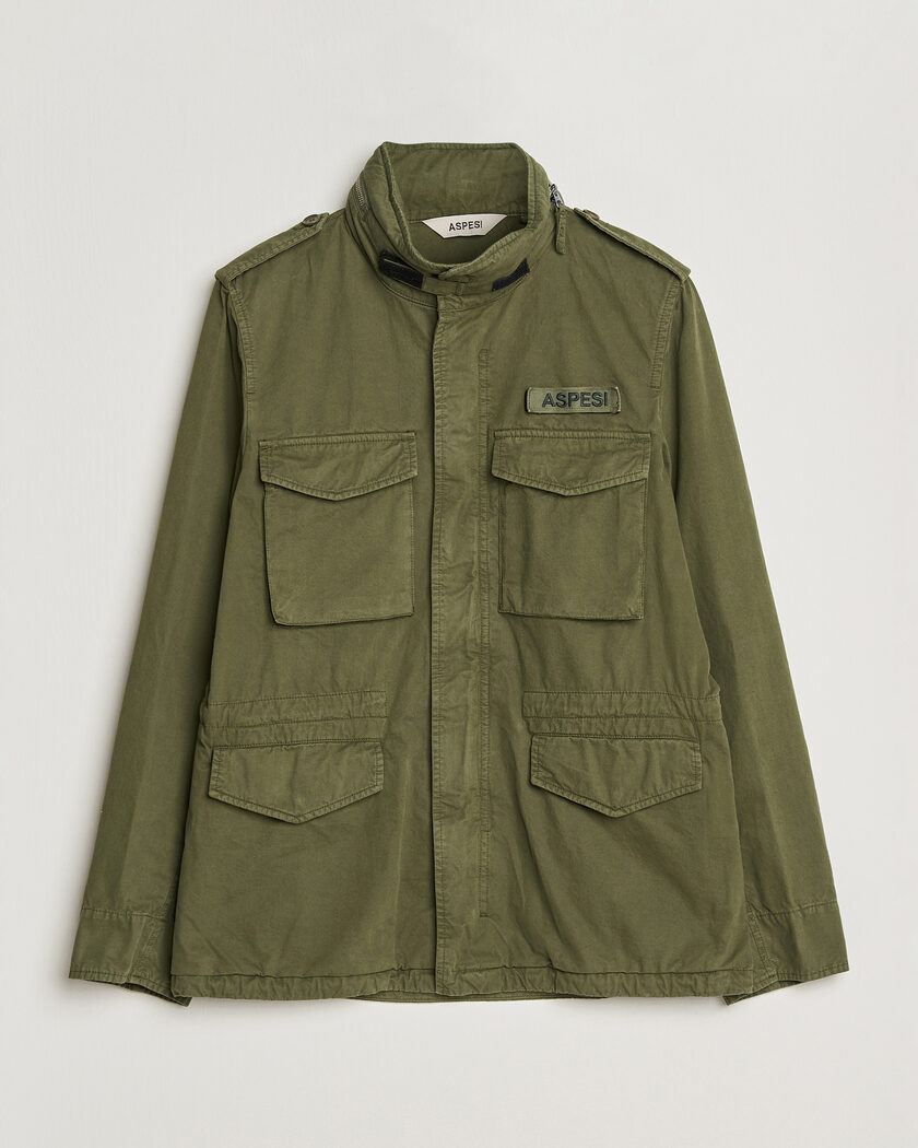 Woolrich Cruiser Eco Field Jacket Dark Green at CareOfCarl.com