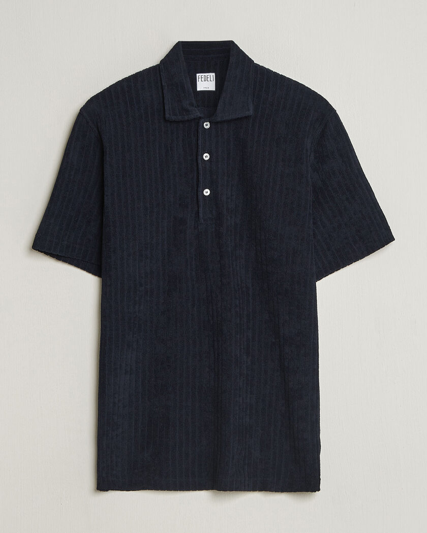 Stone Island Cotton Pique Polo Lead Grey at CareOfCarl.com