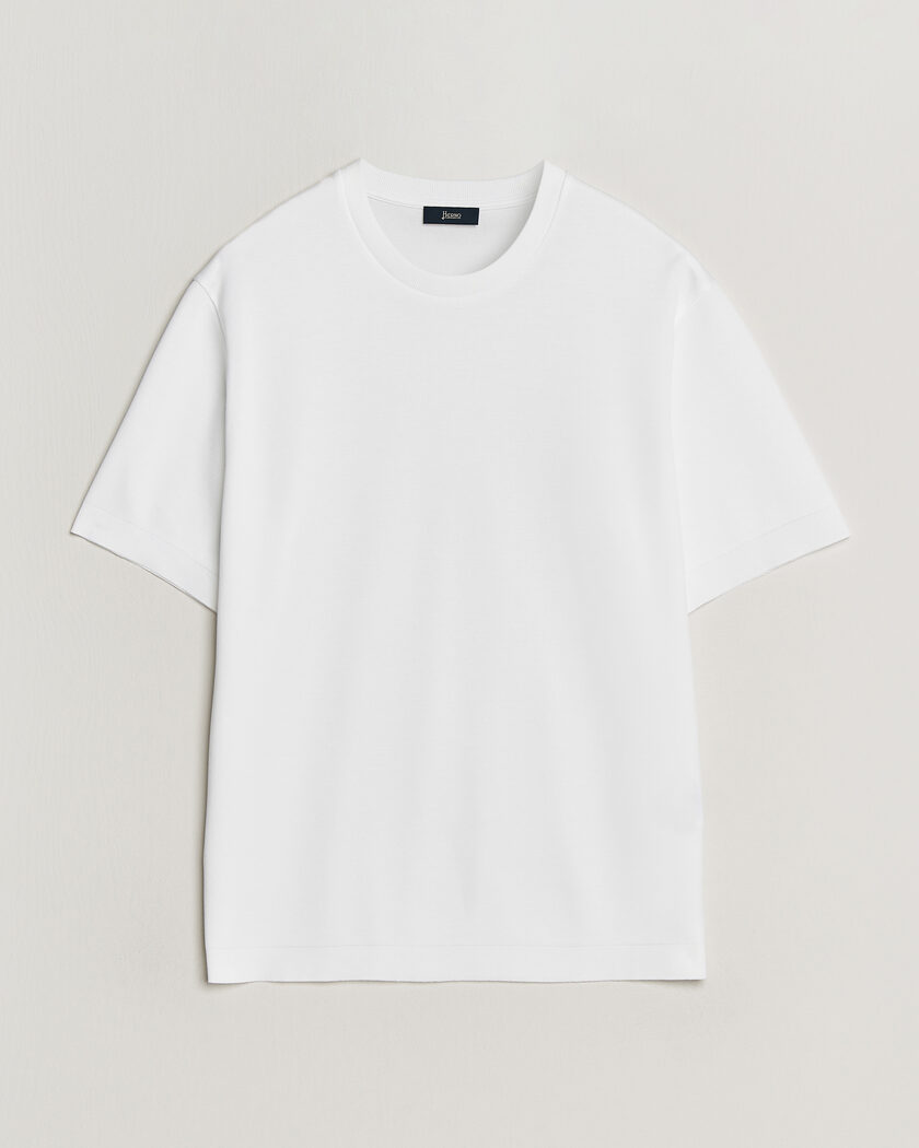 Herno Micro Piquet T-Shirt White – White