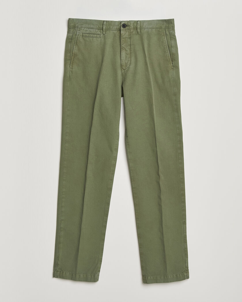 Incotex Slim Fit Garment Dyed Slacks Beige at CareOfCarl.com