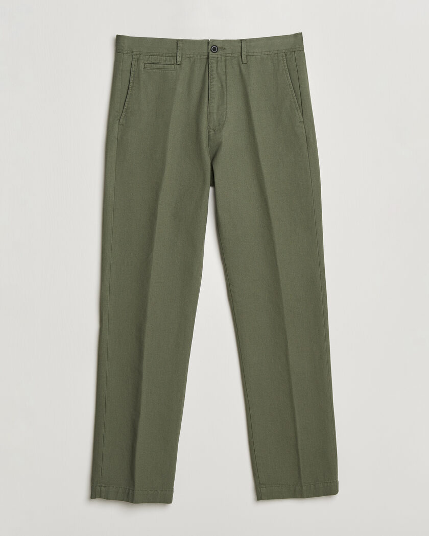 orSlow Slim Fit Original Sateen Fatigue Pants Green at CareOfCarl.com