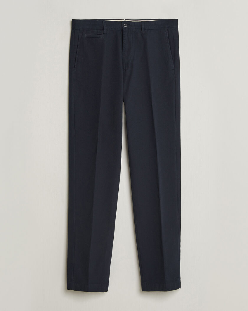 Stone Island Ghost Piece O-Ventile Trousers Navy Blue at