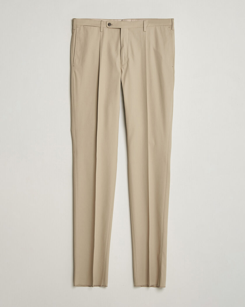 Stone Island Organic Panama Cotton Trousers Desert at CareOfCarl.com