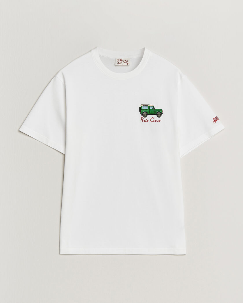 MC2 Saint Barth Printed Cotton T-Shirt Car Cervo – White
