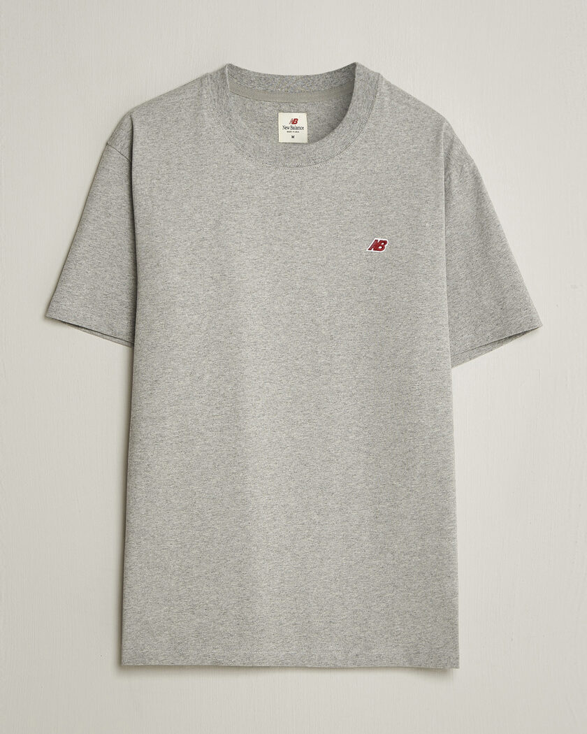 A.P.C. Embroidered APC T-Shirt Heather Grey at CareOfCarl.com