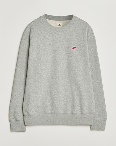 AMI Paris College Sweatshirt Heather Grey at CareOfCarl.com