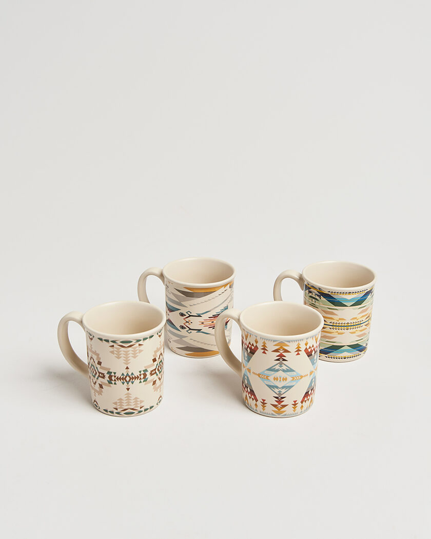 Pendleton 4-Pack Ceramic Mug Set High Desert – Multi-colour