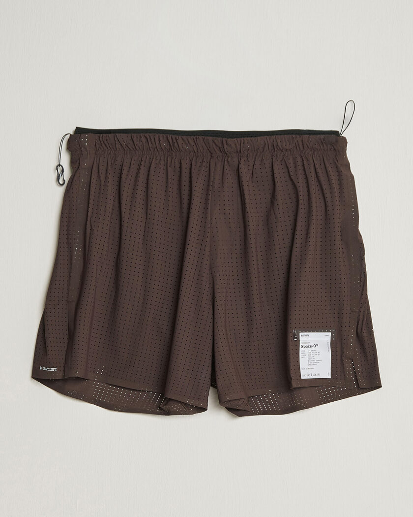 Satisfy Space-O 5 Inch Shorts Deep Mahogany – Brown