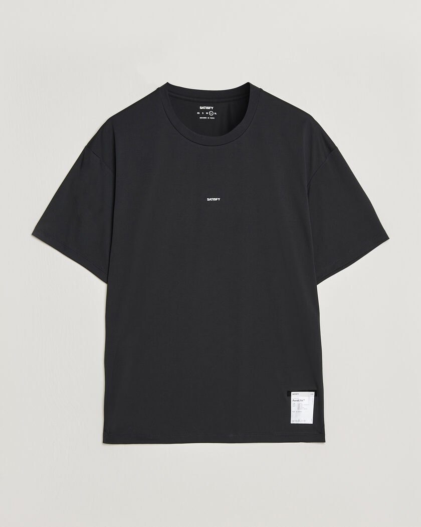 Satisfy AuraLIte Muscle Tee Black at CareOfCarl.com