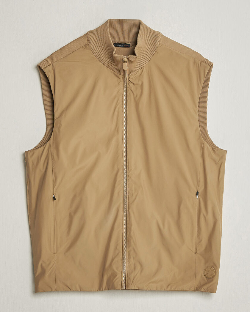 Save The Duck Joe Wind/Water Resistant Vest Khaki Brown at