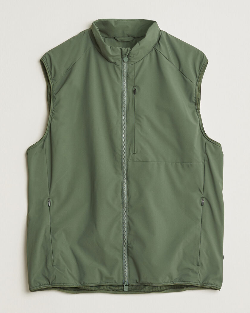 Save The Duck Joe Wind/Water Resistant Vest Thyme Green – Green
