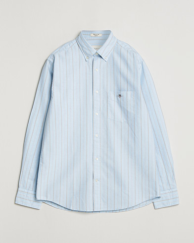 Gant Regluar Fit Clsasic Oxford Striped Shirt Sky Blue – Blue