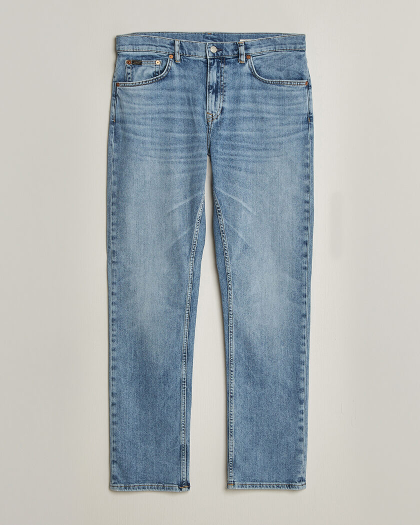 RRL Straight Fit 5-Pocket Denim Milner Wash at CareOfCarl.com