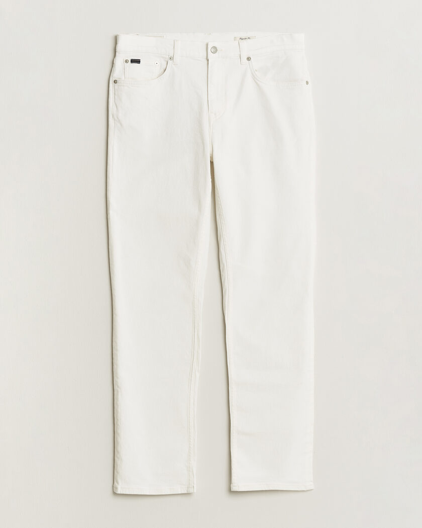 GANT Regular Fit Jeans Eggshell – White