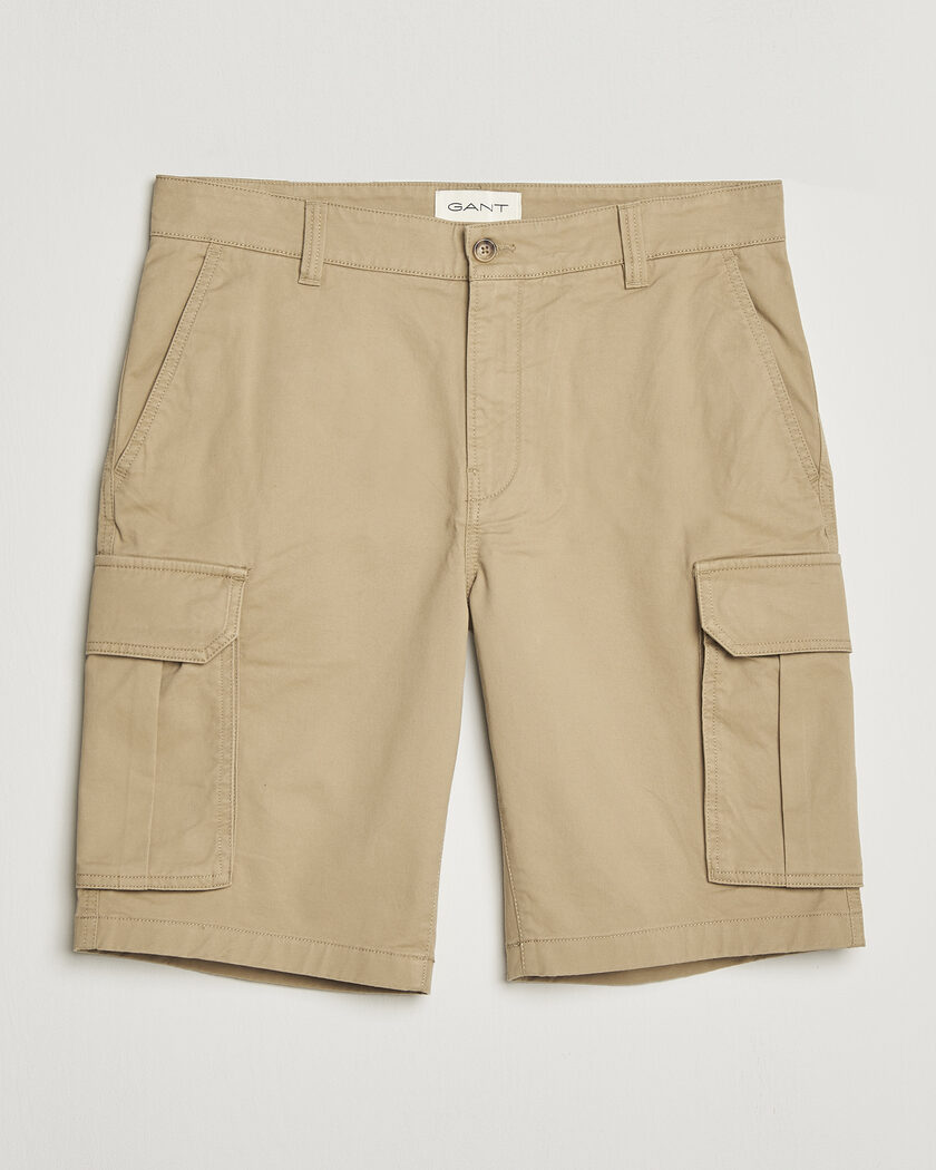 Tokyo Laundry Pantaloncini Cargo Uomo Ralph - Jersey Multitasca, Vita Elastica, Cotone Morbido, Nero
