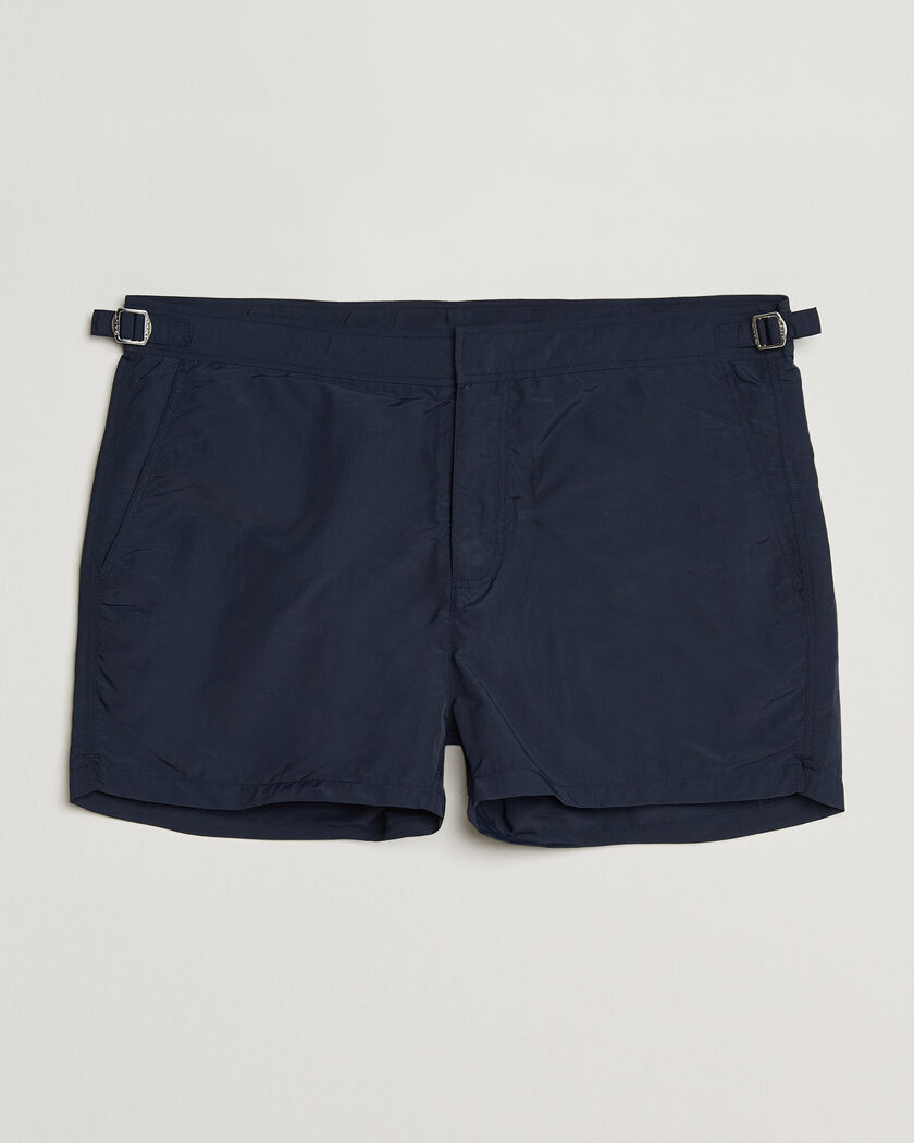 Stone Island Nylon Metal Econyl Swimshorts Navy Blue at CareOfCarl.com