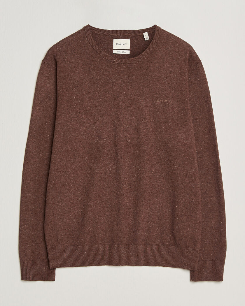 Lacoste Cotton Knitted Sweater Espresso at CareOfCarl.com