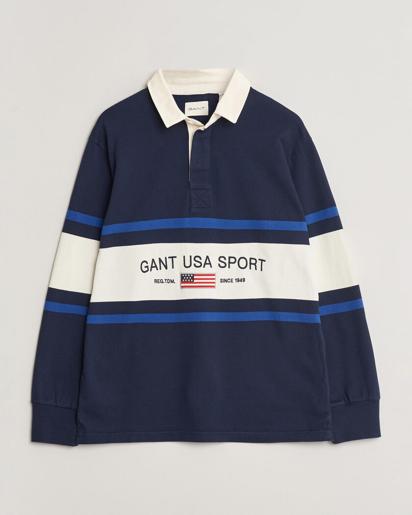 ⭐︎玉⭐︎POLO RALPH LAUREN ラガー シャツ(紺×白) Polo by Ralph Lauren ラガーシャツ ネイビー/ホワイトL 【公式通販】