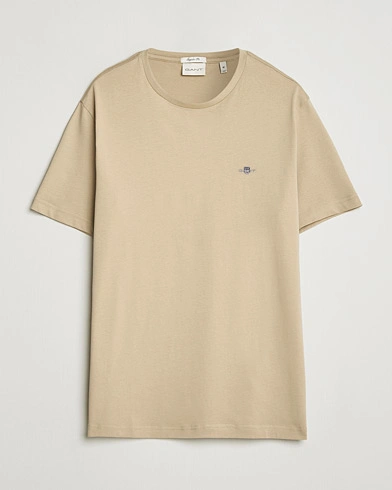 GANT The Original T-Shirt Oat Beige – Beige
