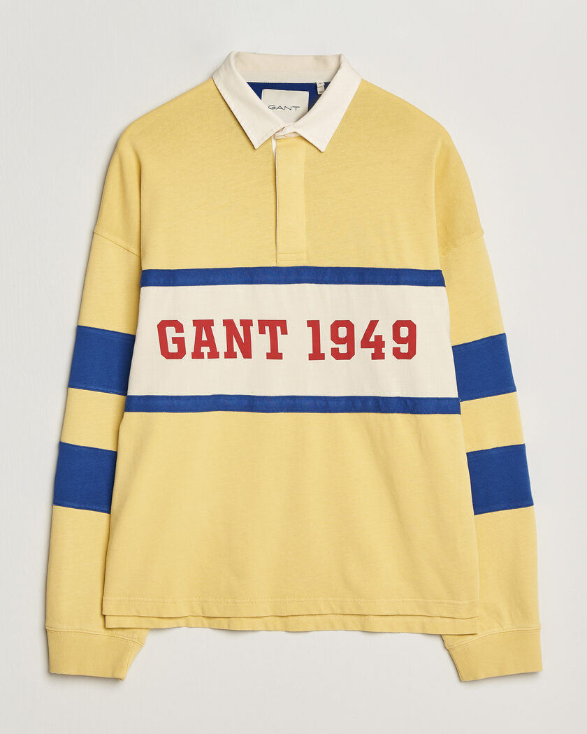 GANT Heavy Rugger Light Mustard Yellow – Yellow