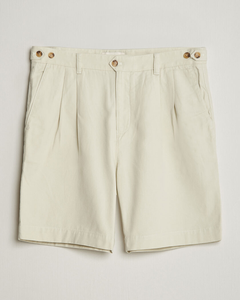 RRL Officers Flat Shorts New Military Khaki at CareOfCarl.com