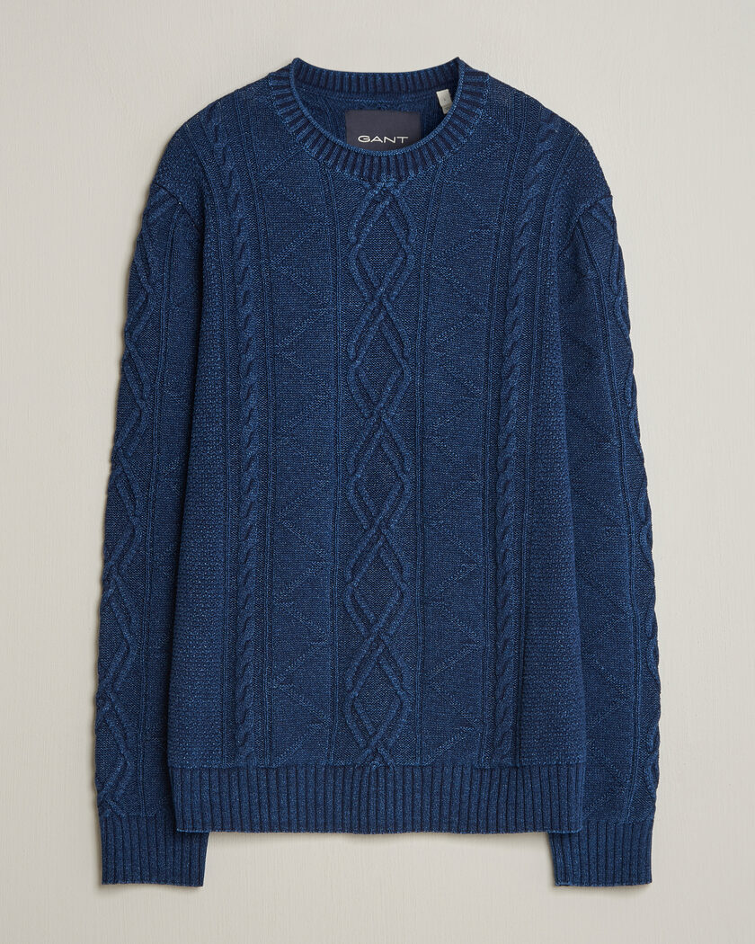 Brunello Cucinelli Alpaca Blend Sweater Dark Blue Melange at