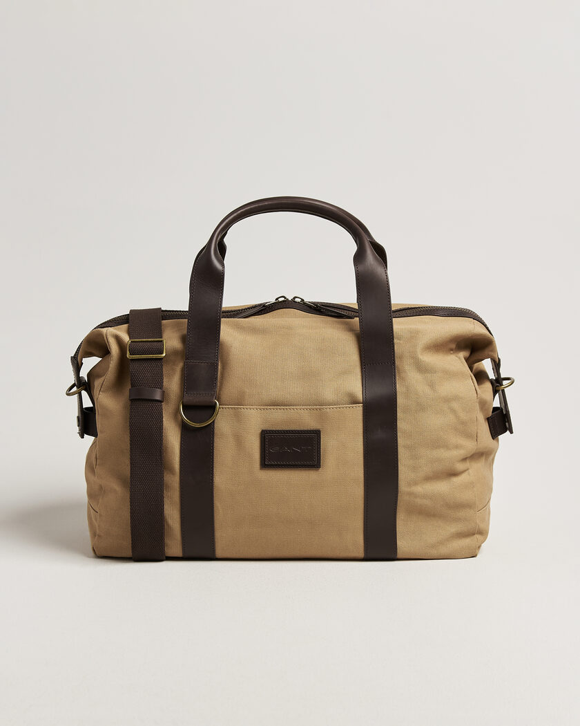 Gant Washed Canvas Duffle Bag Warm Khaki – Beige
