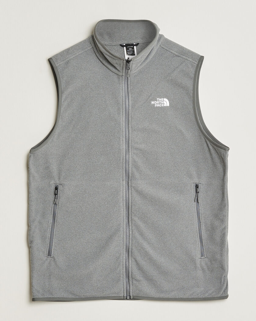 The North Face 100 Glacier Fleece Vest Midnight Petrol at