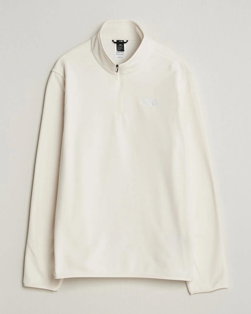 The North Face Glacier 1/4 Zip Fleece White Dune – White
