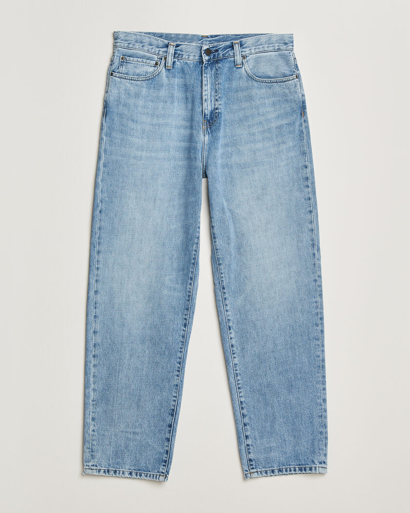 Carhartt WIP Aaron Pant Smith Denim Burst Washed – Blue