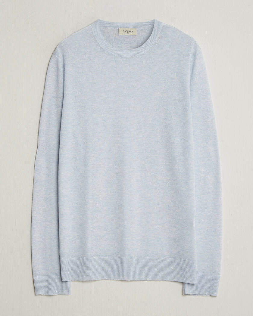 Giorgio Armani Alpaca Wool Sweater Light Blue at CareOfCarl.com