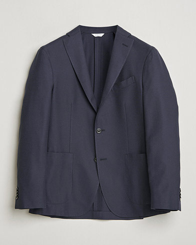 Boglioli K Jacket Supima Cotton Blazer Dark Brown at CareOfCarl.com