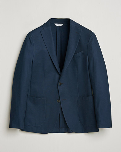 Boglioli K Jacket Loro Piana Cotton/Cashmere Blazer Navy at