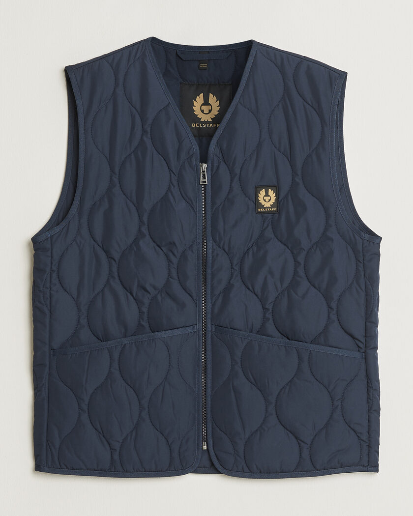 Belstaff Base Gilet Dark Ink – Blue
