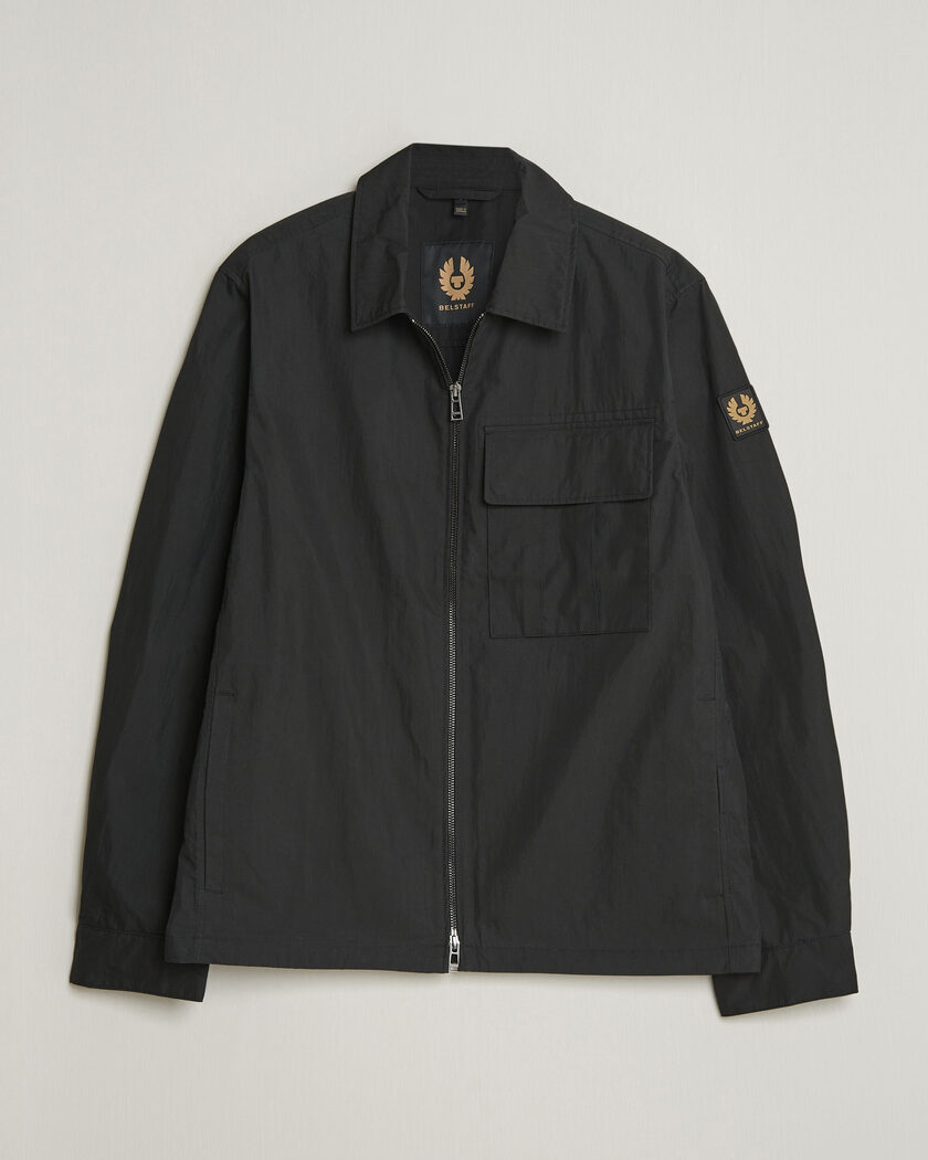 Polo Ralph Lauren Corduroy Full Zip Overshirt Black at CareOfCarl.com