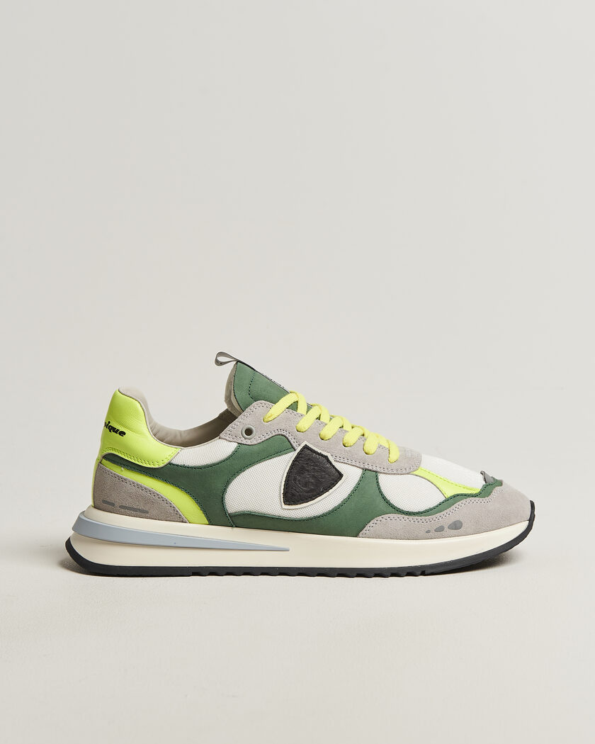 Philippe Model Olympique Running Sneaker White/Green – Green