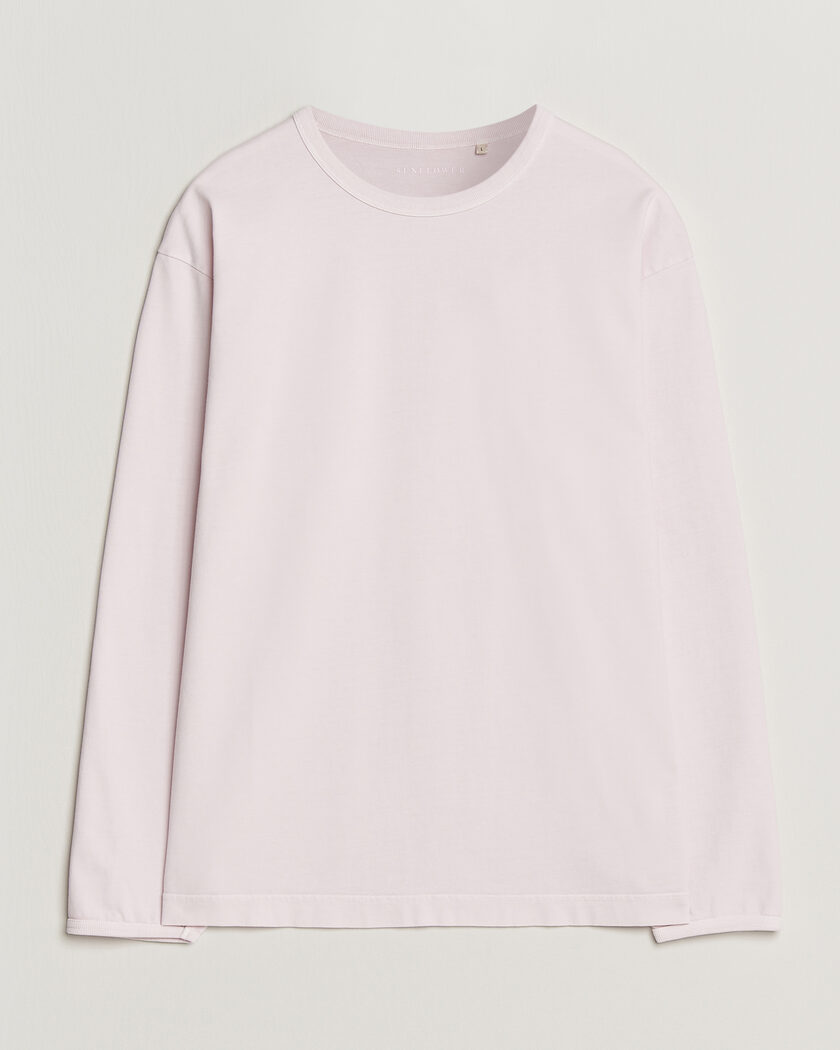 Zimmerli of Switzerland Wool/Silk Long Sleeve T-Shirt Ecru at