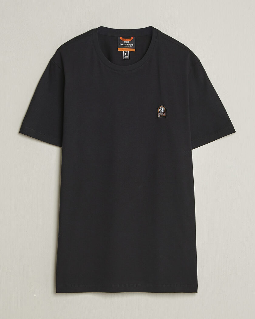 Zimmerli of Switzerland Mercerized Cotton Crew Neck T-Shirt Black