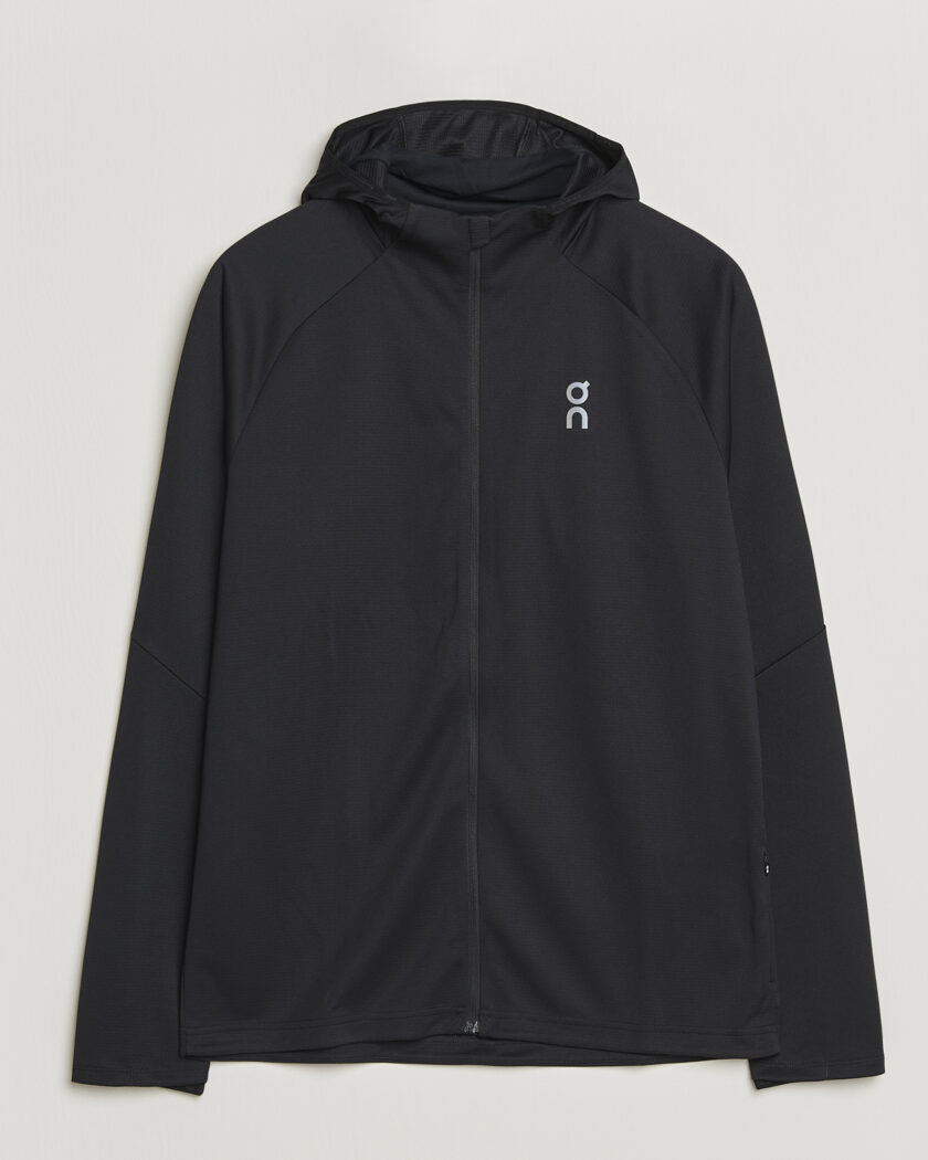 On Climate Zip Hoodie Black – Black
