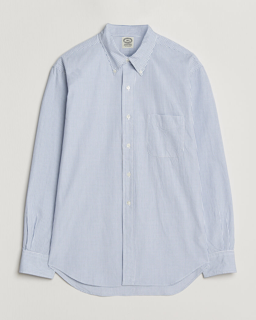 Kamakura Shirts Vintage Ivy Button Down Shirt Blue Check – Blue