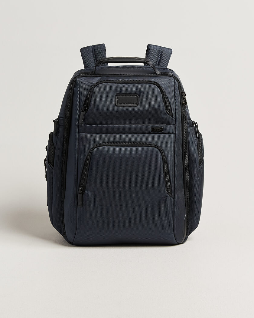 TUMI Alpha 4 Brief Backpack Navy – Blue