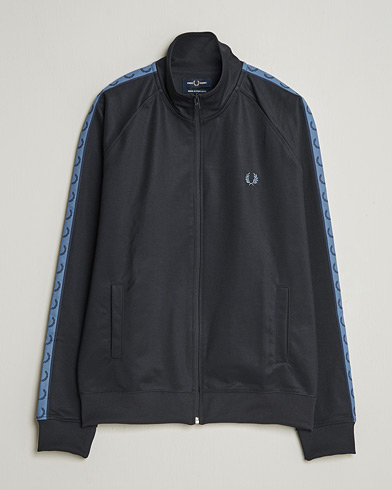 Fred Perry Taped Track Jacket Carbon blue at CareOfCarl.com