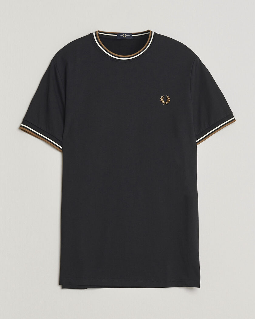 Fred Perry Twin Tipped T-Shirt Black – Black
