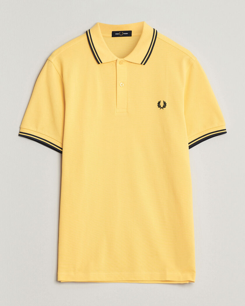 Fred Perry Twin Tipped Polo Shirt Lemon Yellow – Yellow