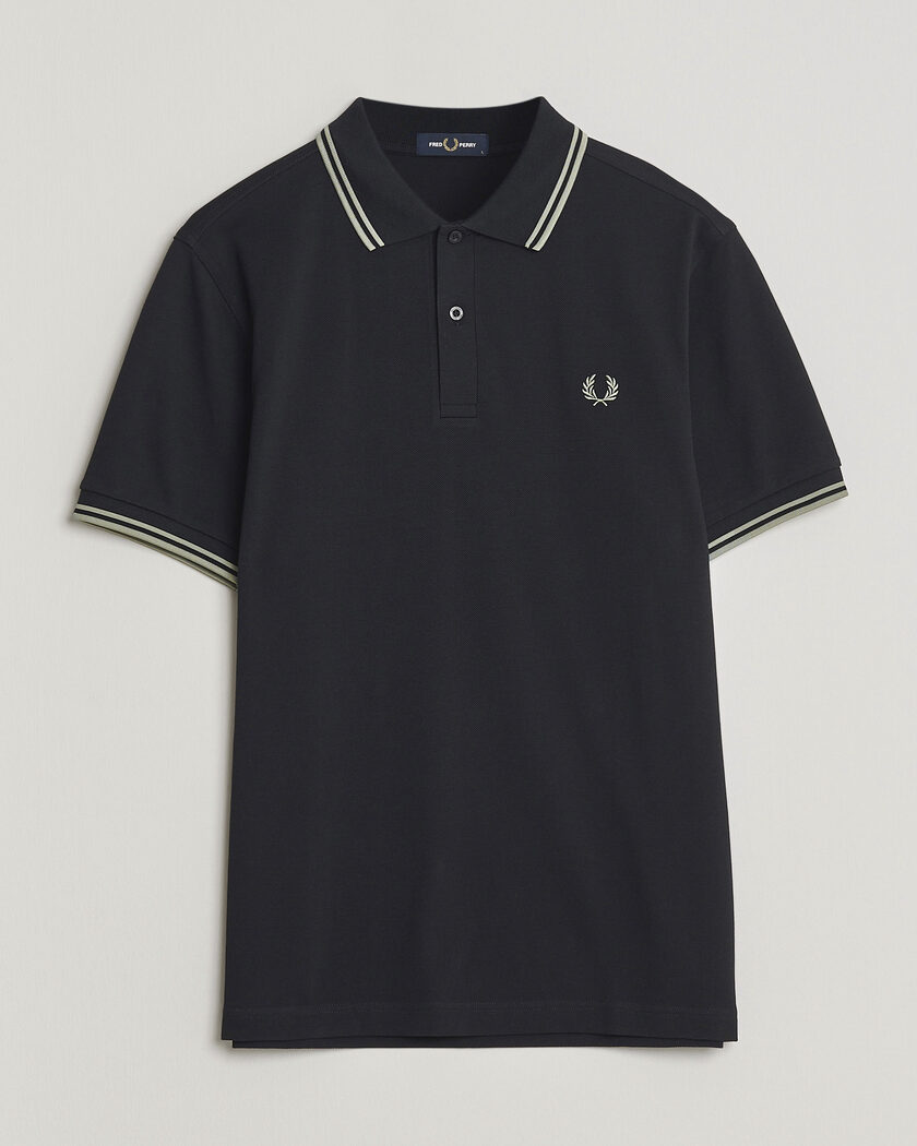 Fred Perry Twin Tipped Polo Shirt Navy – Blue
