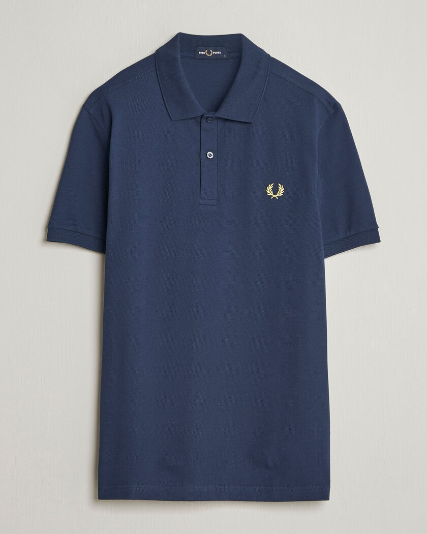 Fred Perry Twin Tipped Polo Shirt Navy/White at CareOfCarl.com
