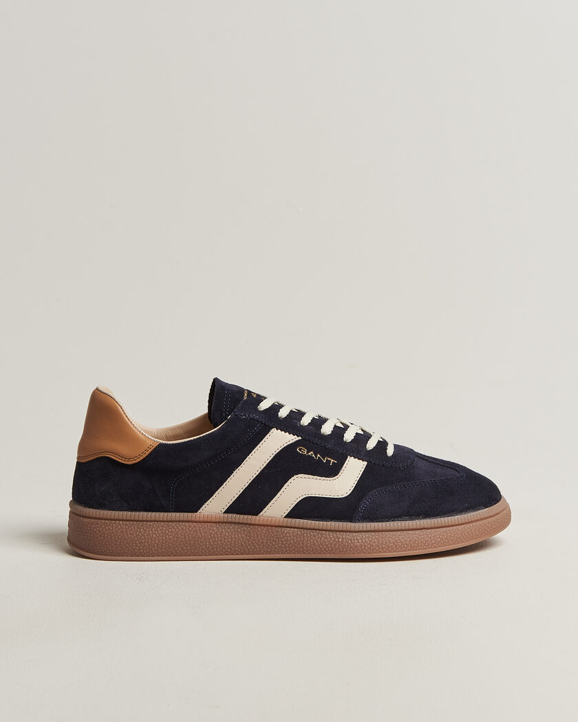 Puma Clyde OG Suede Sneaker Clementine/Navy at CareOfCarl.com