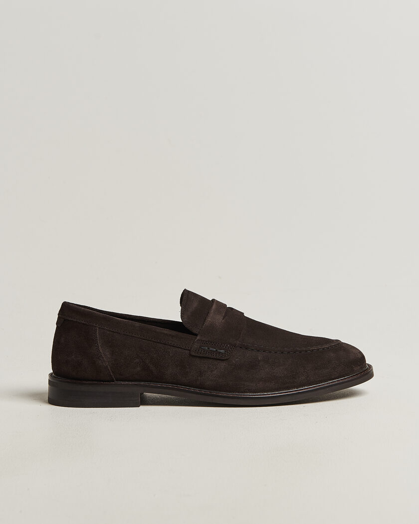 GANT Lozham Suede Loafer Dark Brown – Brown
