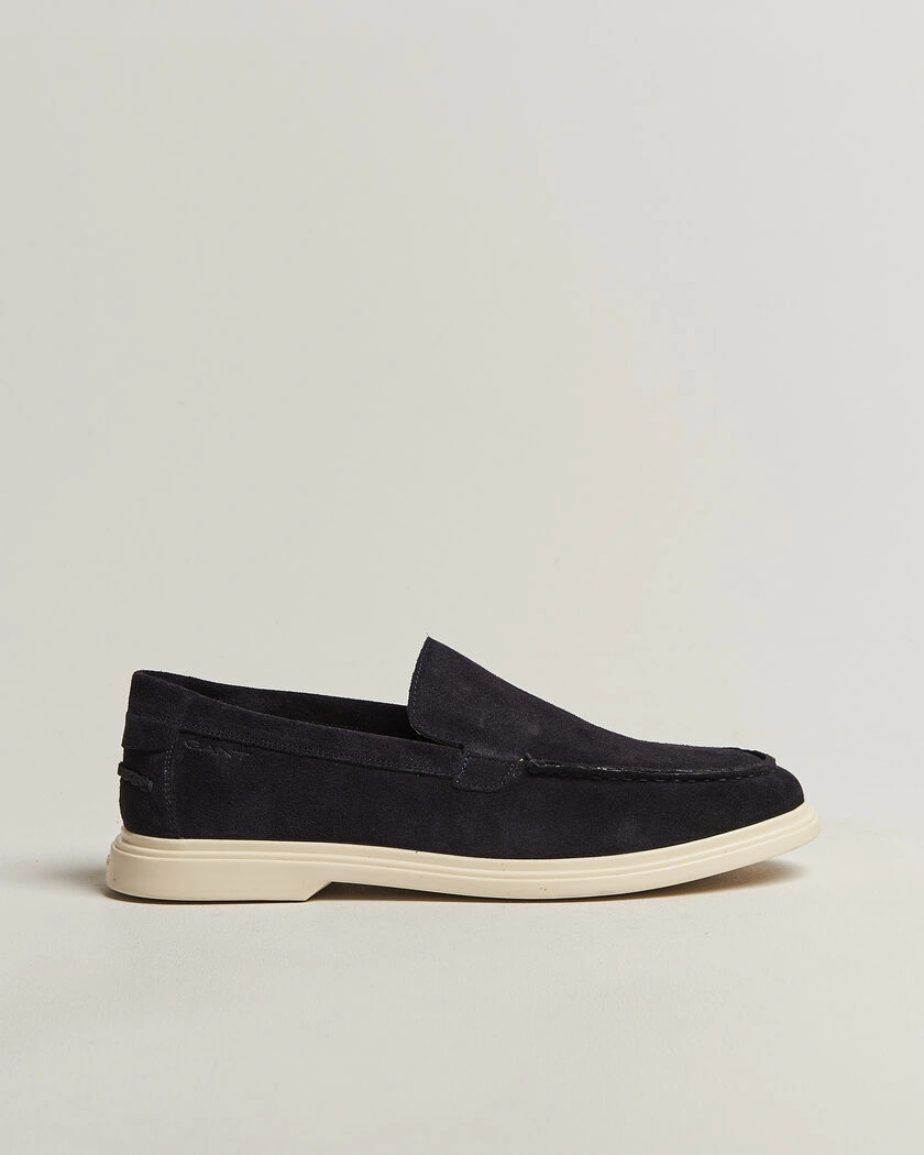 GANT Boery Suede Loafer Marine – Blue